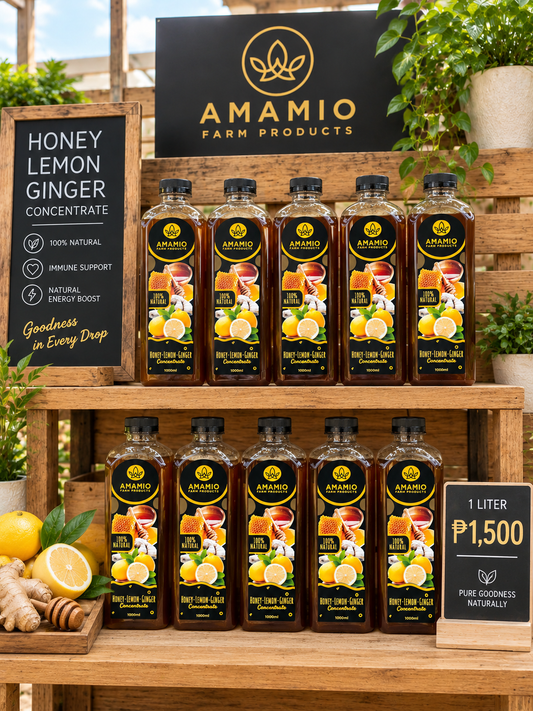 1 liter honey lemon ginger concentrate