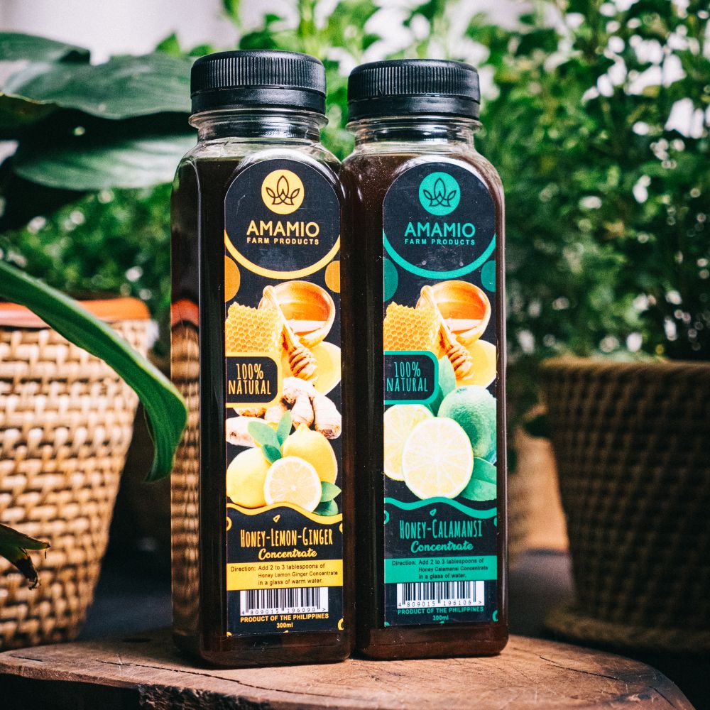 Honey Calamansi & Honey Lemon Ginger Concentrate