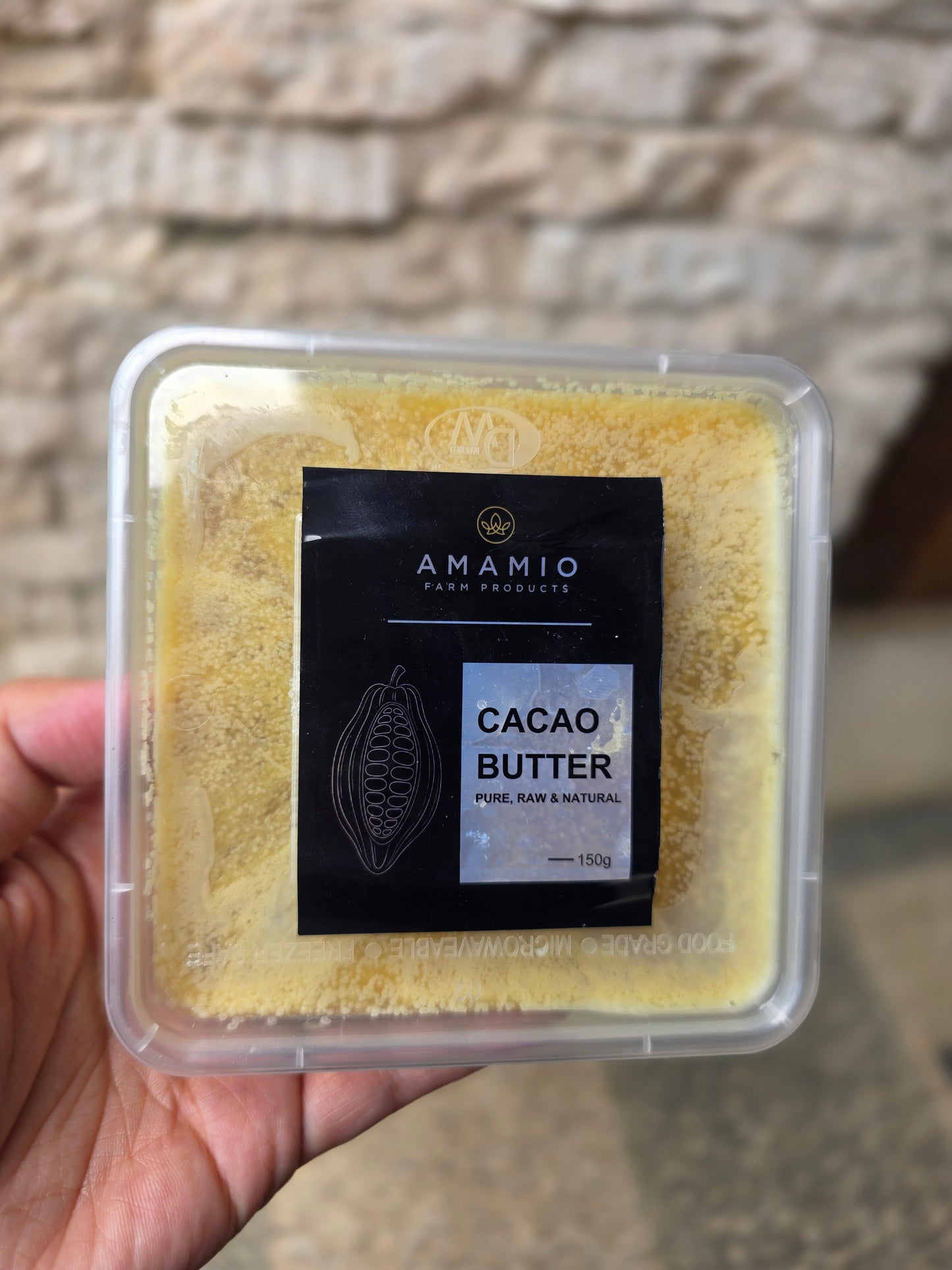 CACAO BUTTER - RAW. PURE.UNREFINED 250 g
