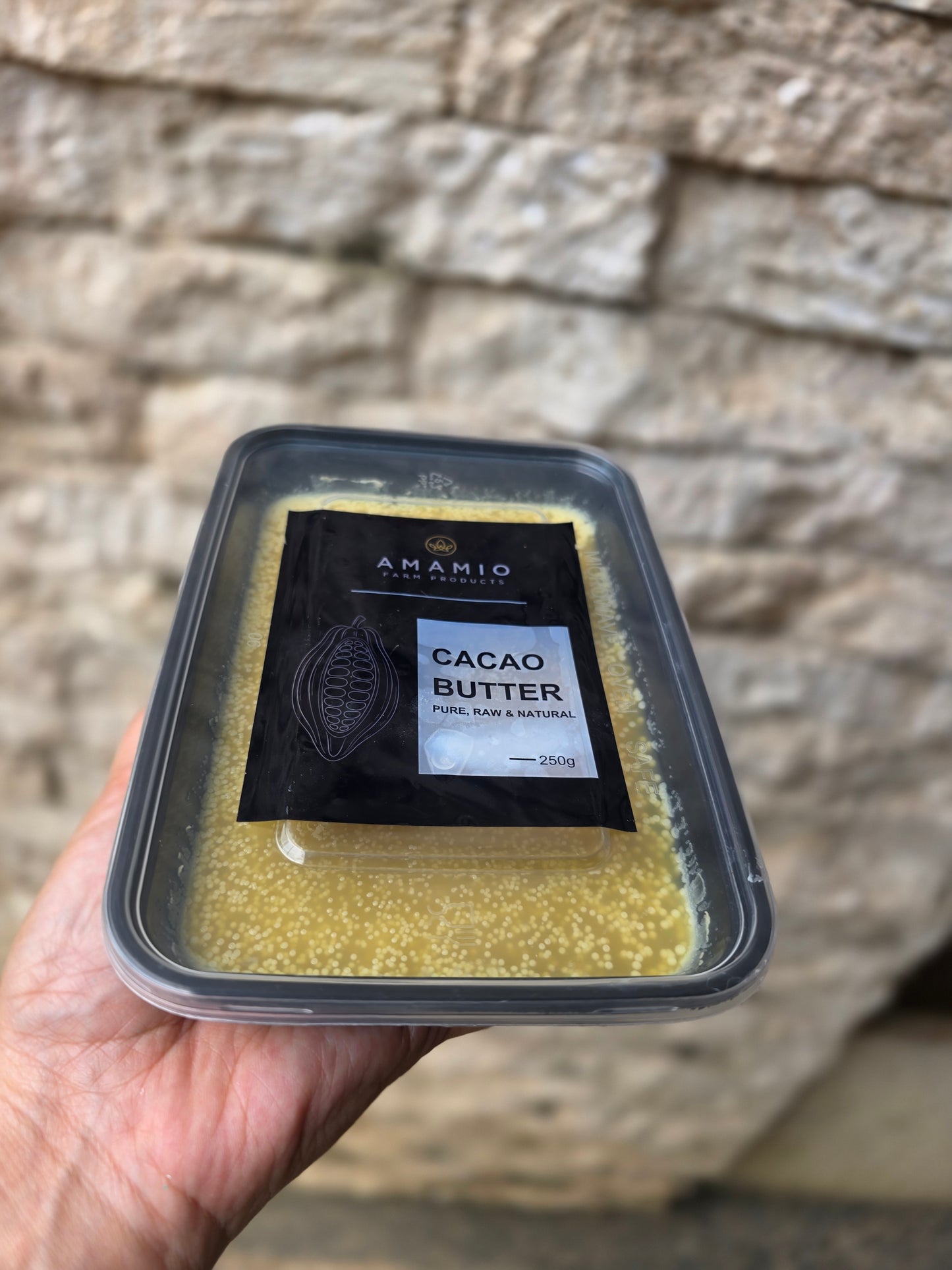 CACAO BUTTER - RAW. PURE.UNREFINED 250 g