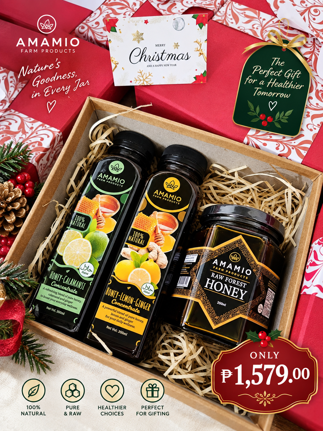 CHRISTMAS GIFT BUNDLE Set B with Box