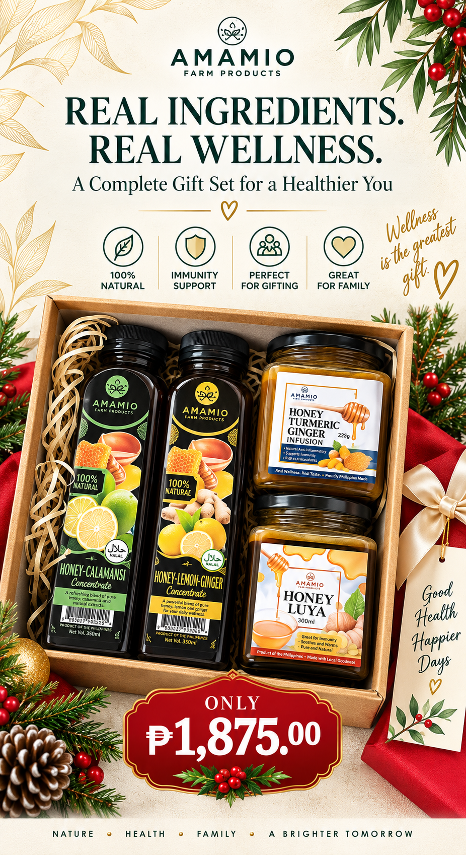 CHRISTMAS GIFT BUNDLES Set C with Box