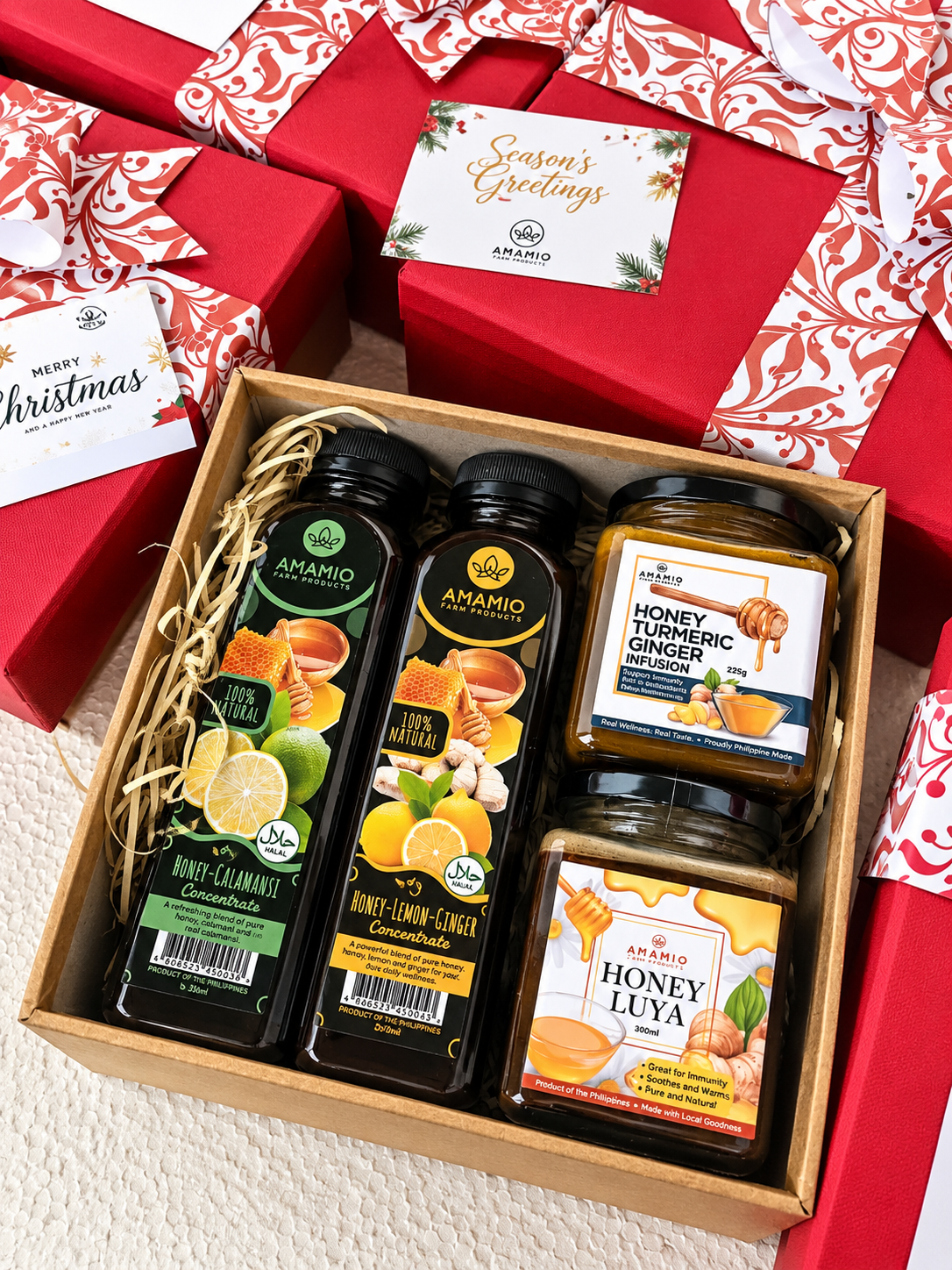 CHRISTMAS GIFT BUNDLES Set C with Box
