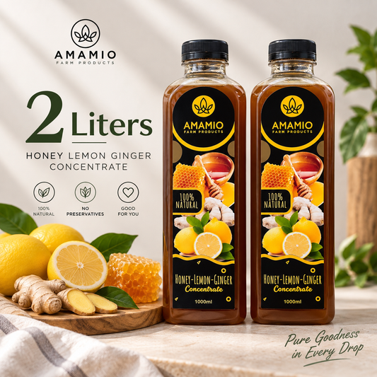 SALE! 2 LITERS HONEY LEMON GINGER CONCENTRATE