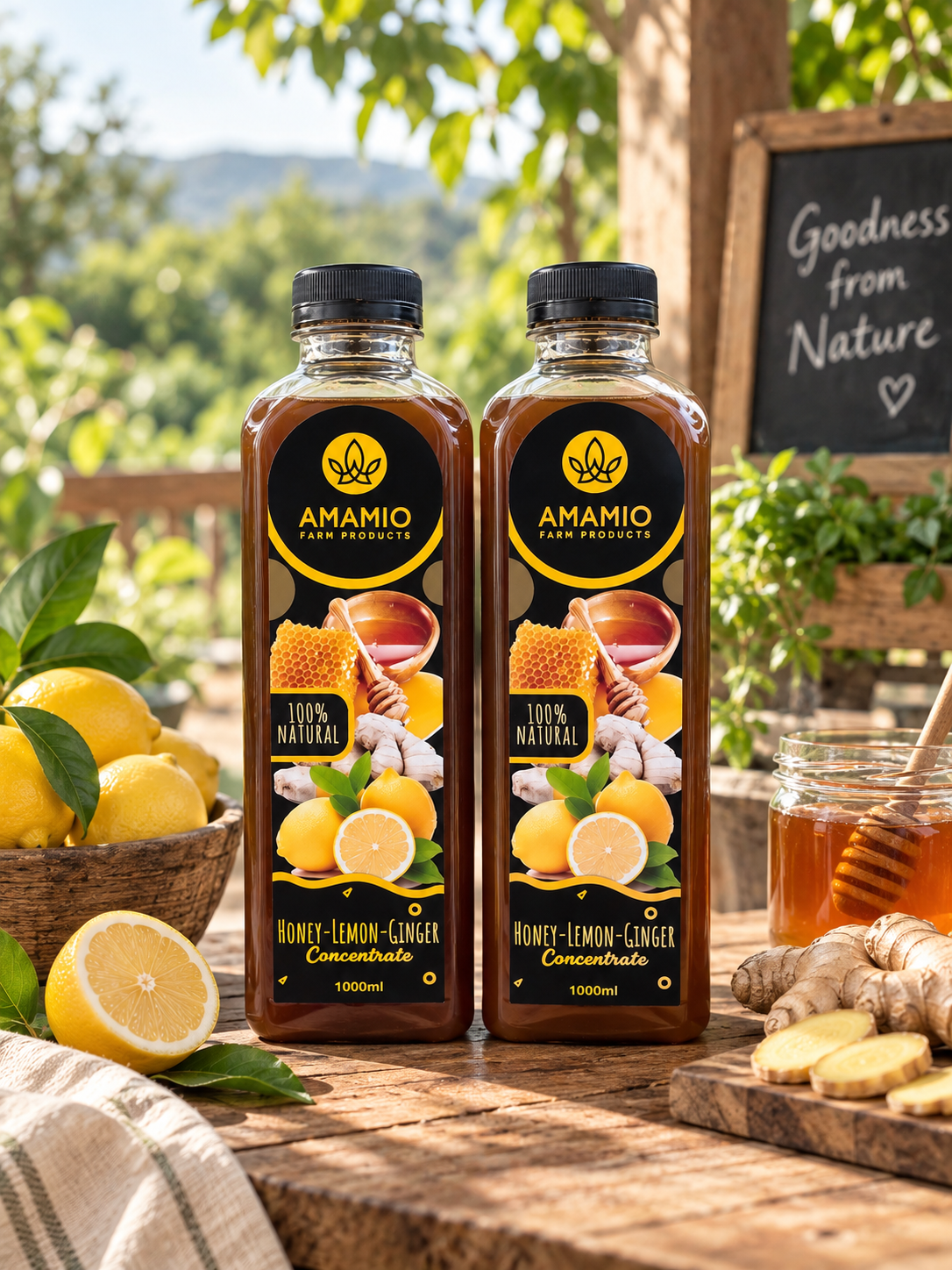 SALE! 2 LITERS HONEY LEMON GINGER CONCENTRATE