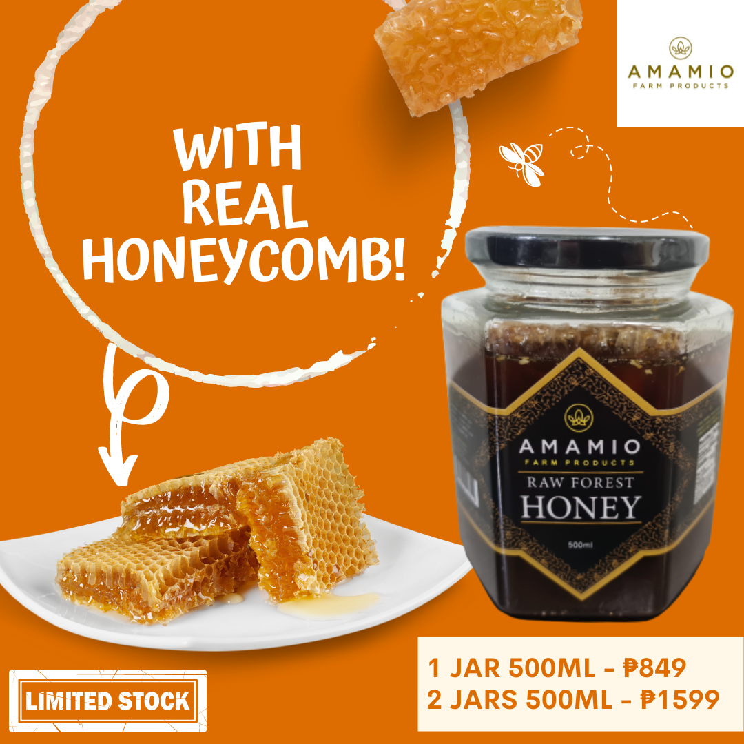 Raw Honey with real honeycomb