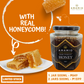 Raw Honey with real honeycomb